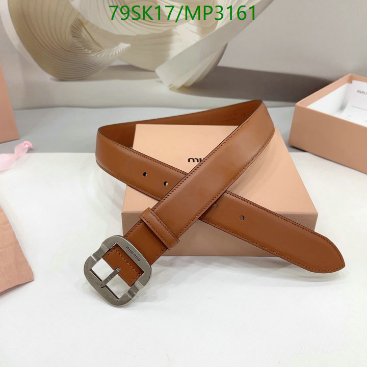 Belts-MIU MIU Code: MP3161 $: 79USD