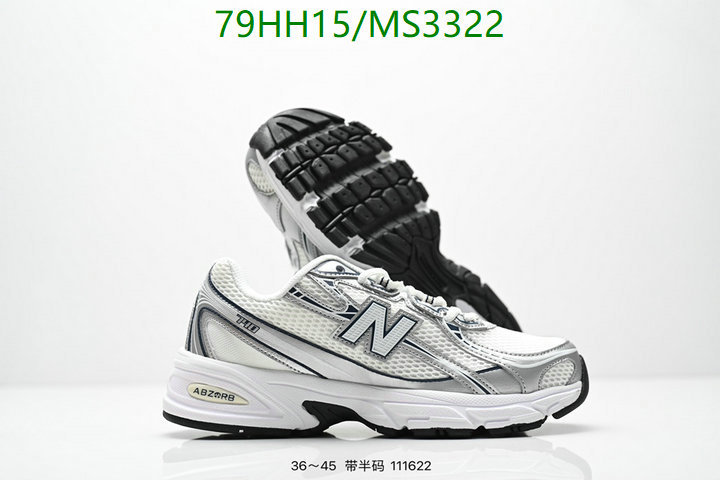 Men shoes-New Balance Code: MS3322 $: 79USD