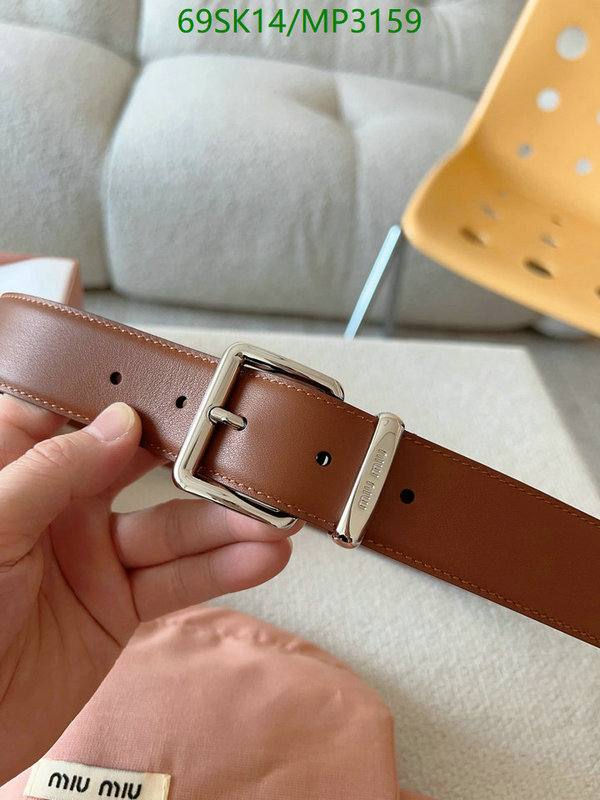 Belts-MIU MIU Code: MP3159 $: 69USD