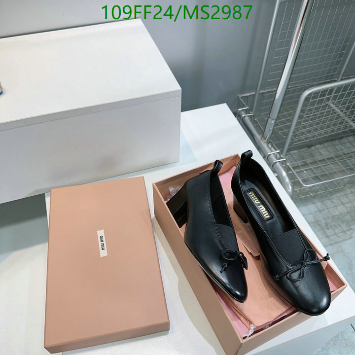 Women Shoes-Miu Miu Code: MS2987 $: 109USD