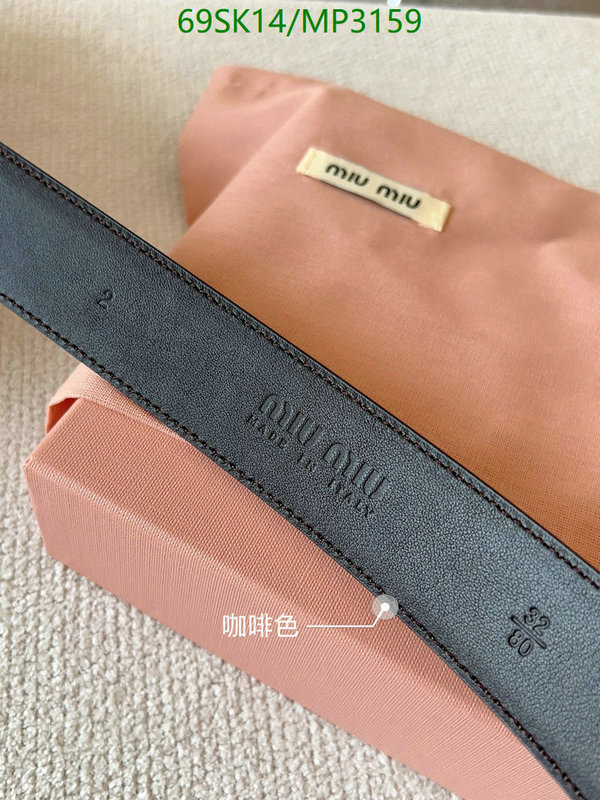 Belts-MIU MIU Code: MP3159 $: 69USD