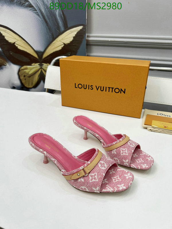 Women Shoes-LV Code: MS2980 $: 89USD
