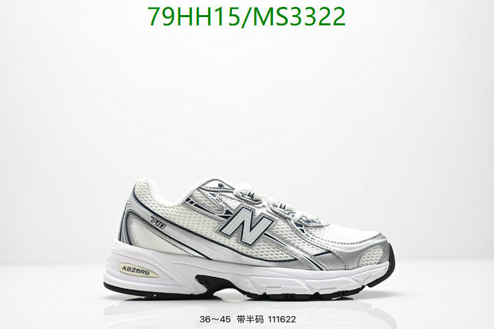 Men shoes-New Balance Code: MS3322 $: 79USD