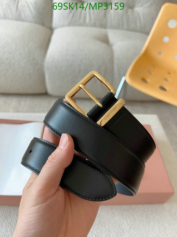 Belts-MIU MIU Code: MP3159 $: 69USD