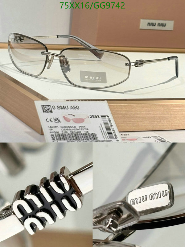 Glasses-MiuMiu Code: GG9742 $: 75USD