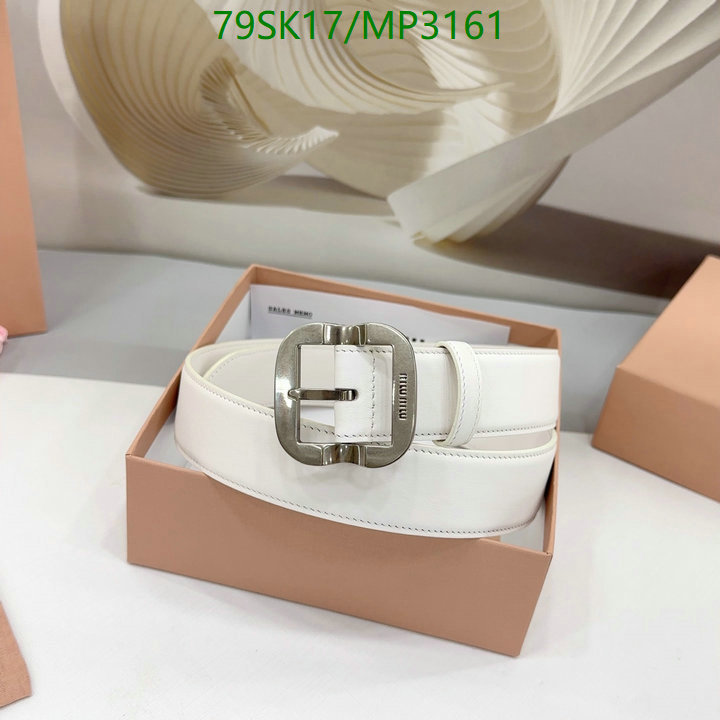 Belts-MIU MIU Code: MP3161 $: 79USD