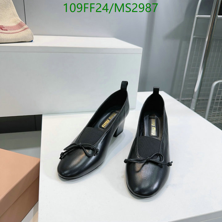 Women Shoes-Miu Miu Code: MS2987 $: 109USD