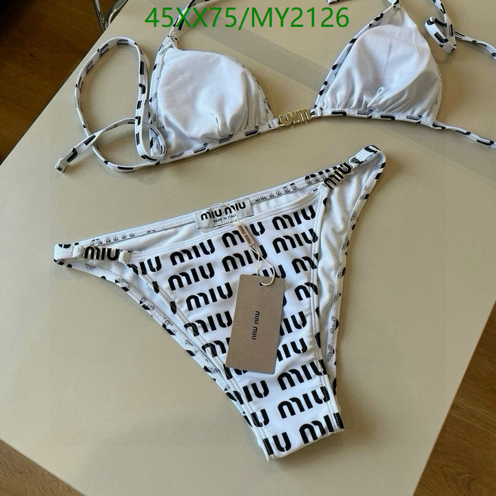 Swimsuit-MIUMIU Code: MY2126 $: 45USD