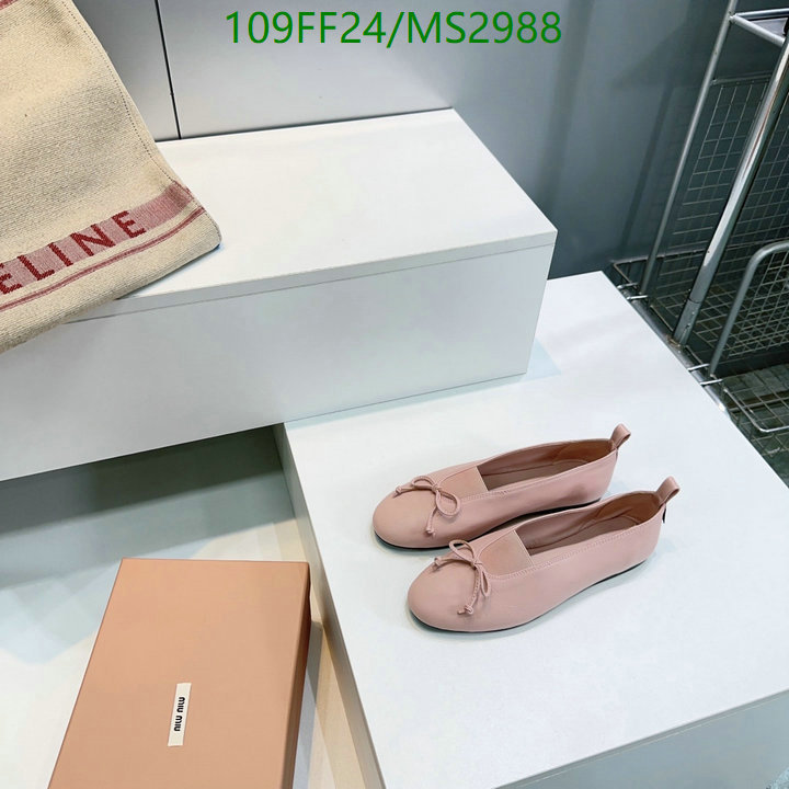 Women Shoes-Miu Miu Code: MS2988 $: 109USD