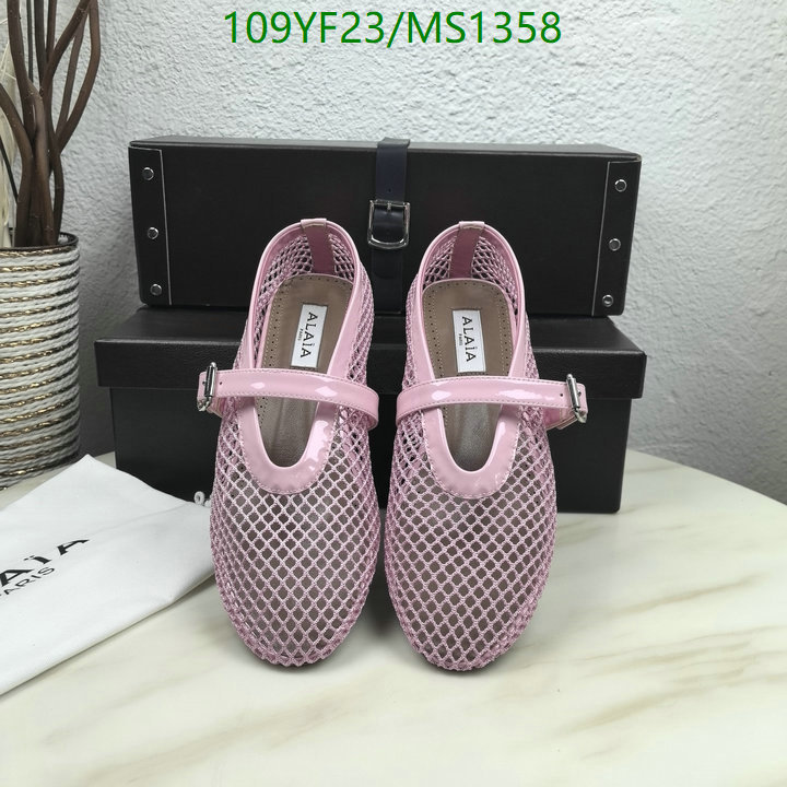 Women Shoes-ALAIA Code: MS1358 $: 109USD
