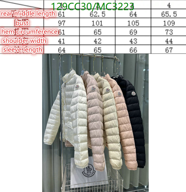 Down jacket Women-Moncler Code: MC3223 $: 129USD