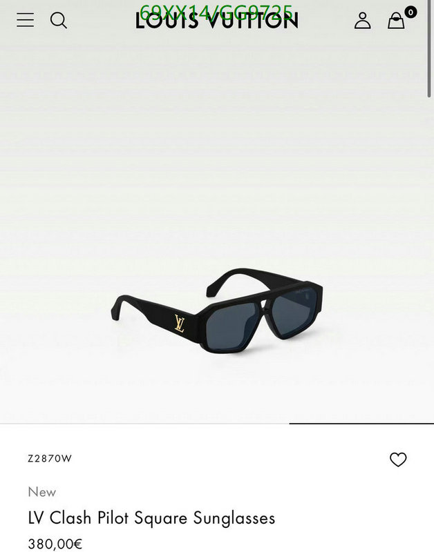 Glasses-LV Code: GG9725 $: 69USD