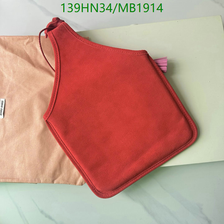 Miu Miu Bag-(4A)-Handbag- Code: MB1914 $: 139USD