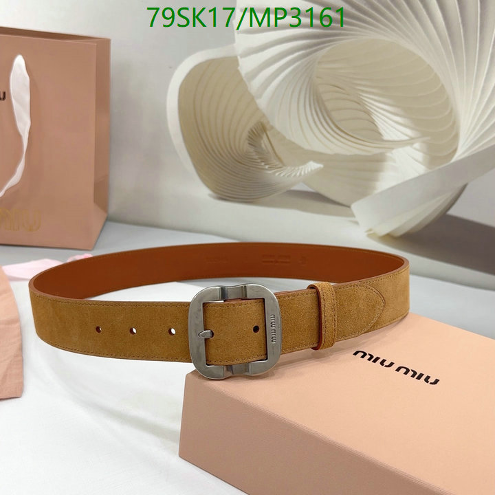 Belts-MIU MIU Code: MP3161 $: 79USD