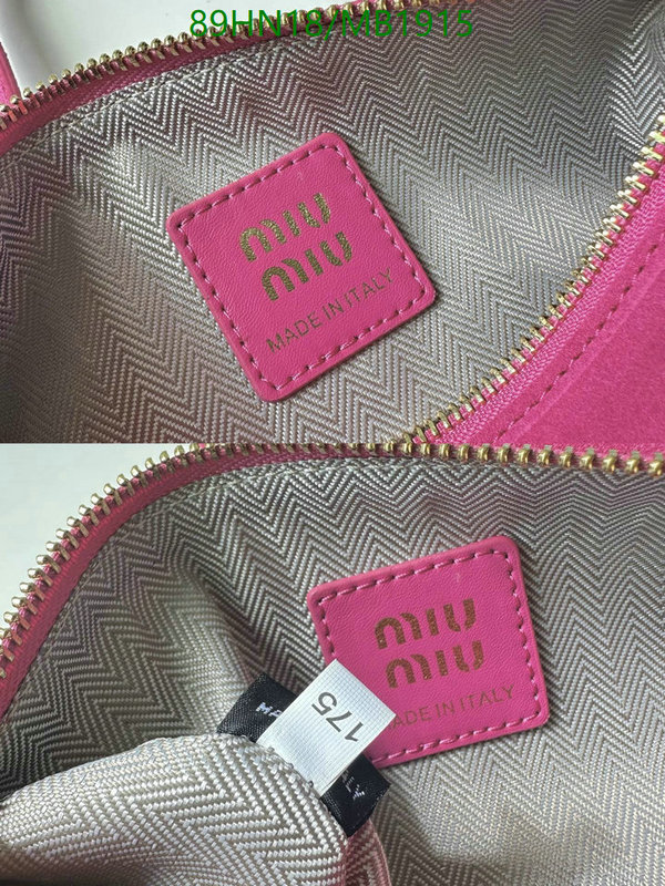Miu Miu Bag-(4A)-Handbag- Code: MB1915 $: 89USD