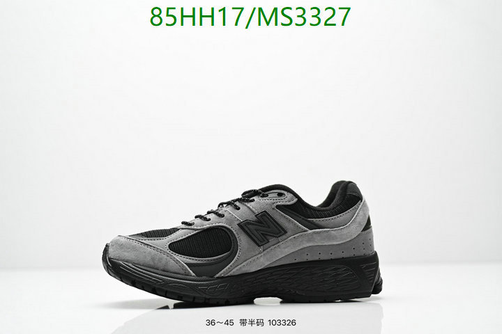 Men shoes-New Balance Code: MS3327 $: 85USD