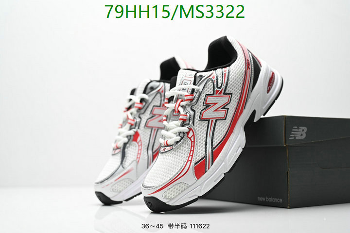 Men shoes-New Balance Code: MS3322 $: 79USD