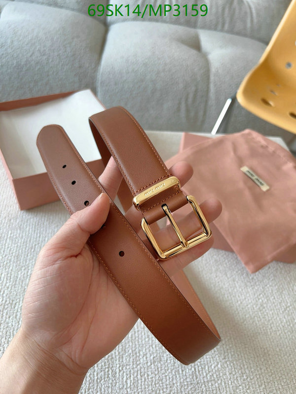 Belts-MIU MIU Code: MP3159 $: 69USD