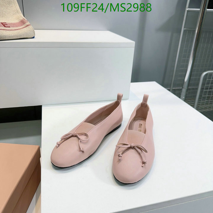 Women Shoes-Miu Miu Code: MS2988 $: 109USD