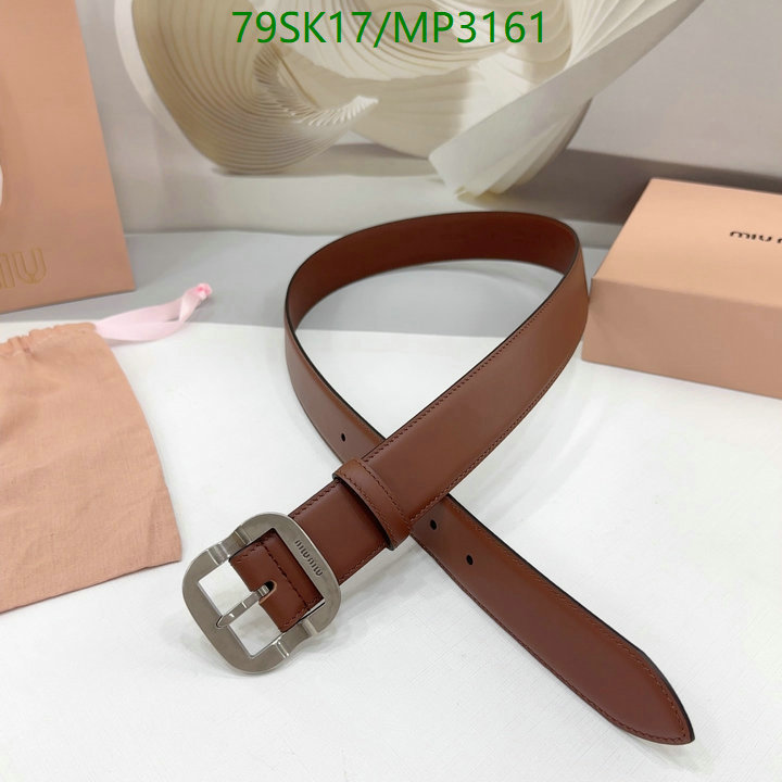 Belts-MIU MIU Code: MP3161 $: 79USD