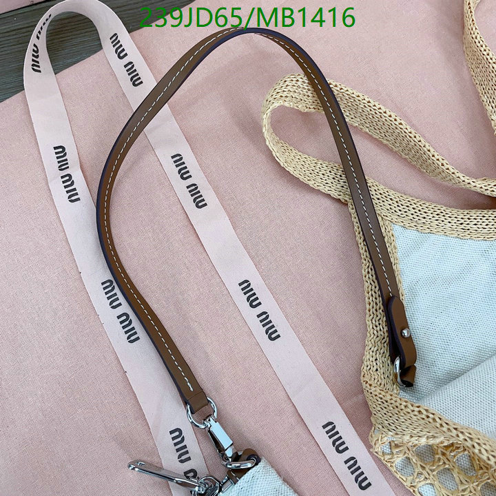 Miu Miu Bag-(Mirror)-Crossbody- Code: MB1416 $: 239USD