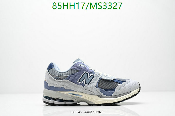 Men shoes-New Balance Code: MS3327 $: 85USD