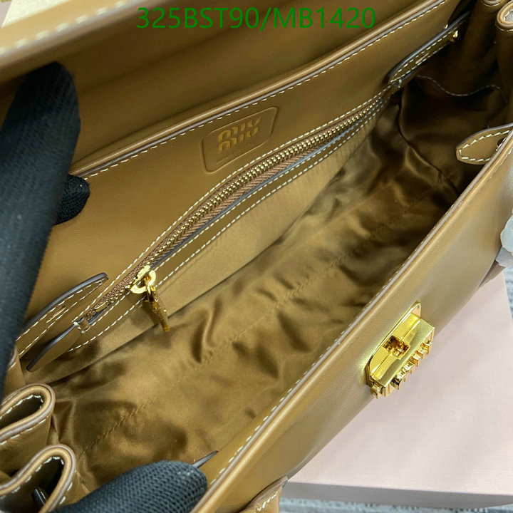 Miu Miu Bag-(Mirror)-Handbag- Code: MB1420 $: 325USD
