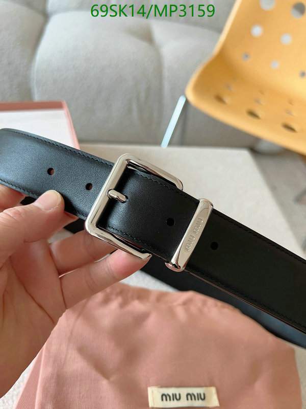 Belts-MIU MIU Code: MP3159 $: 69USD