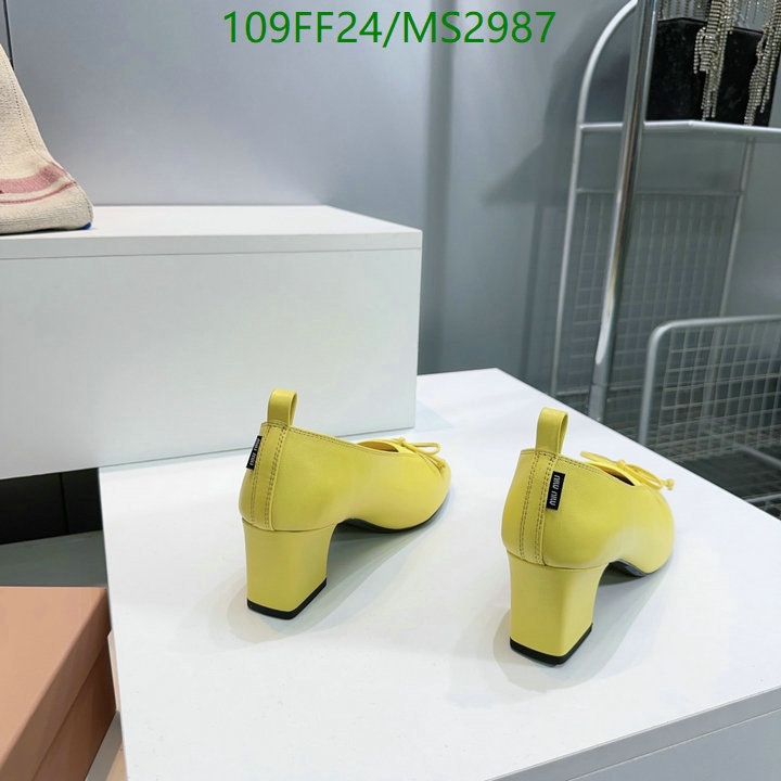 Women Shoes-Miu Miu Code: MS2987 $: 109USD