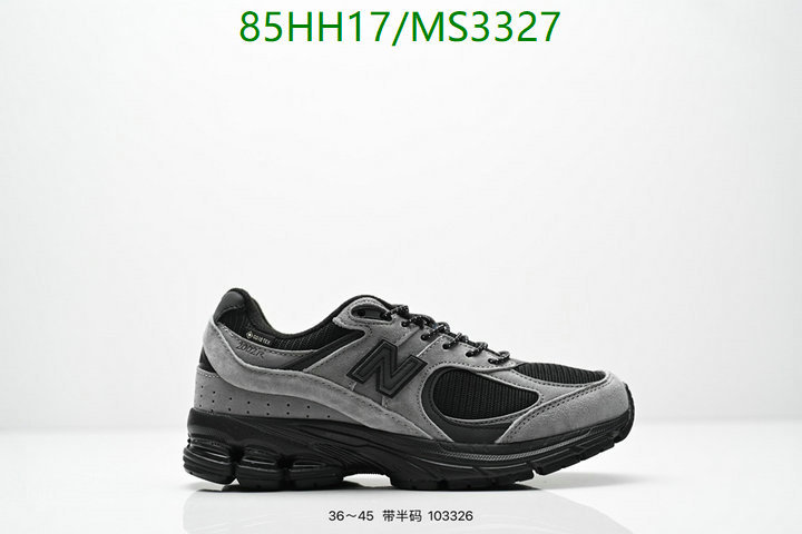 Men shoes-New Balance Code: MS3327 $: 85USD