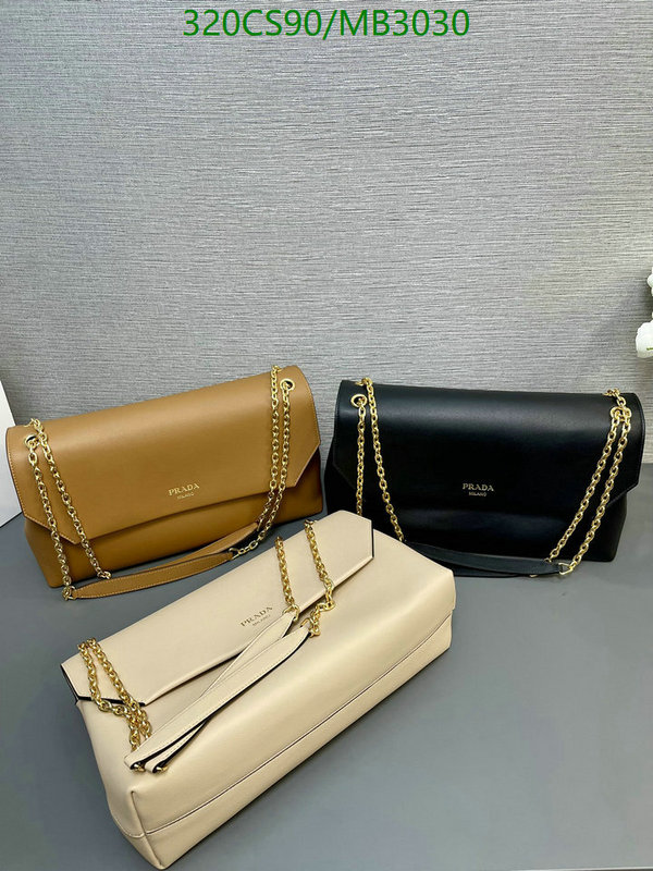 Prada Bag-(Mirror)-Handbag- Code: MB3030 $: 320USD