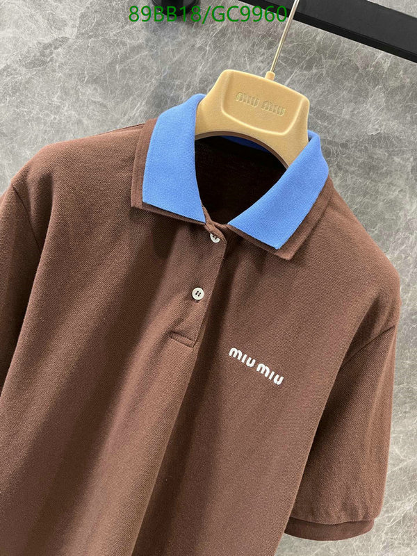 Clothing-MIUMIU Code: GC9960 $: 89USD