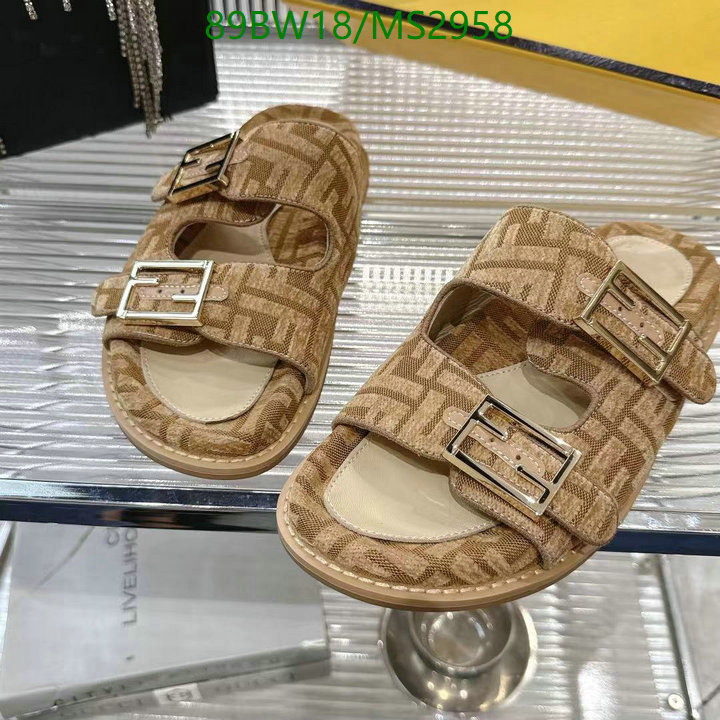 Women Shoes-Fendi Code: MS2958 $: 89USD
