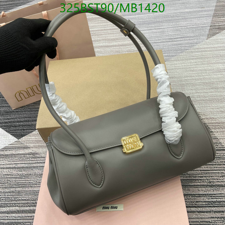 Miu Miu Bag-(Mirror)-Handbag- Code: MB1420 $: 325USD