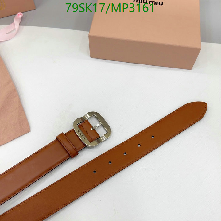 Belts-MIU MIU Code: MP3161 $: 79USD