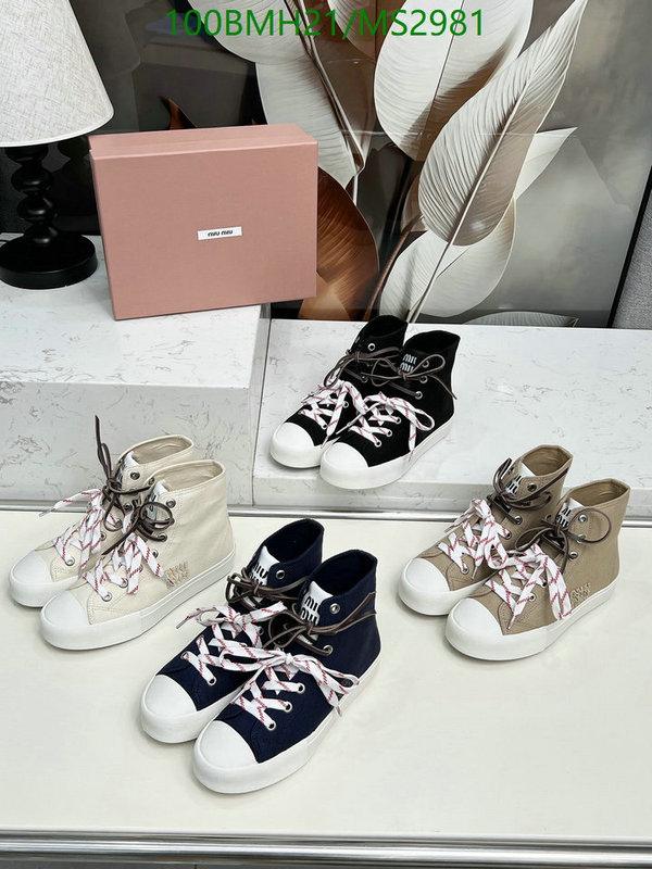 Women Shoes-Miu Miu Code: MS2981 $: 100USD