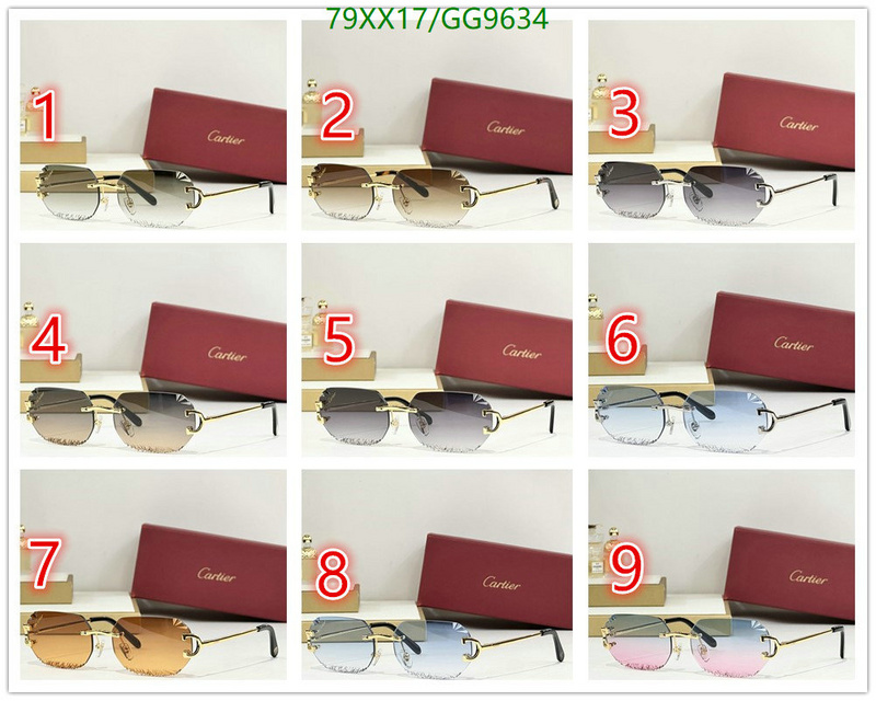 Glasses-Cartier Code: GG9634 $: 79USD