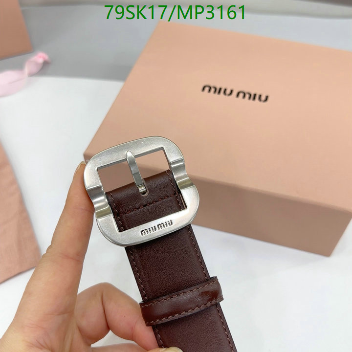 Belts-MIU MIU Code: MP3161 $: 79USD