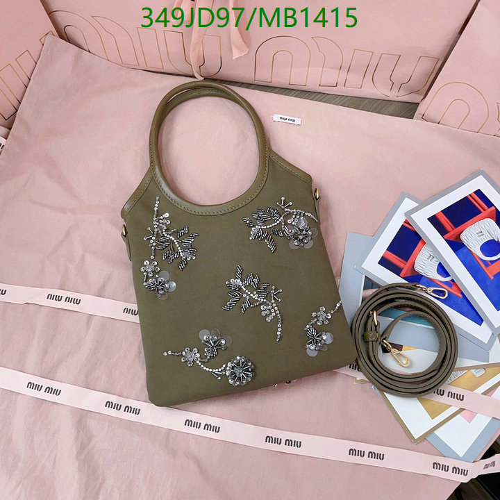 Miu Miu Bag-(Mirror)-Crossbody- Code: MB1415 $: 349USD