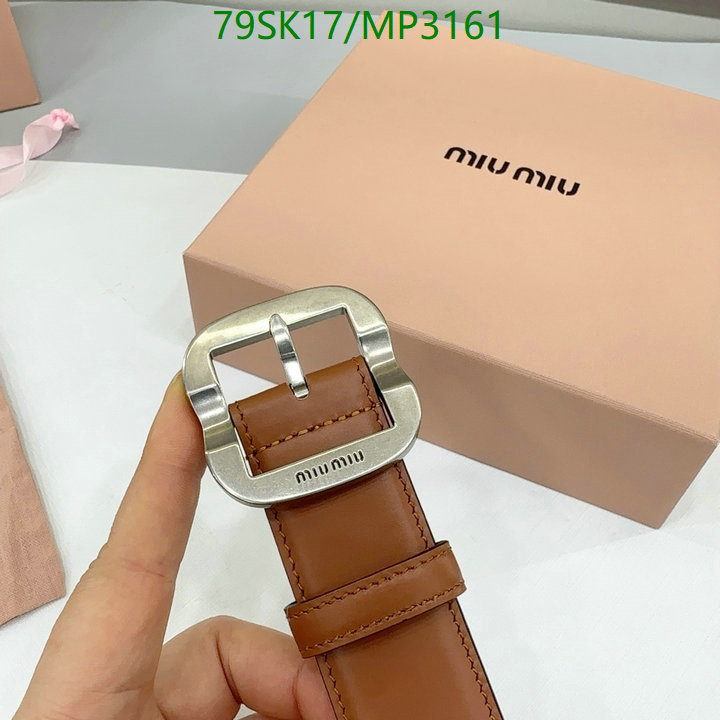 Belts-MIU MIU Code: MP3161 $: 79USD