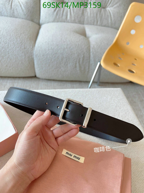 Belts-MIU MIU Code: MP3159 $: 69USD