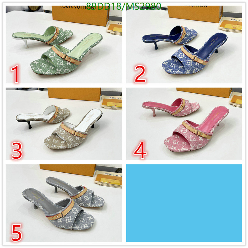 Women Shoes-LV Code: MS2980 $: 89USD
