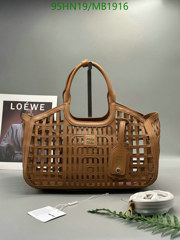 Miu Miu Bag-(4A)-Handbag- Code: MB1916 $: 95USD