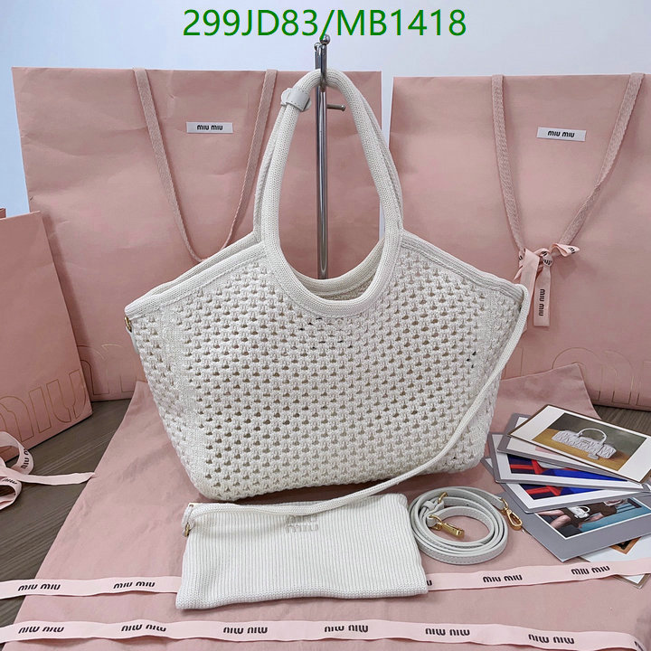 Miu Miu Bag-(Mirror)-Handbag- Code: MB1418 $: 299USD