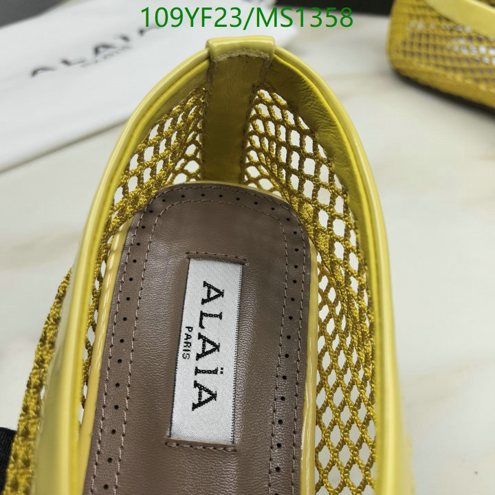 Women Shoes-ALAIA Code: MS1358 $: 109USD