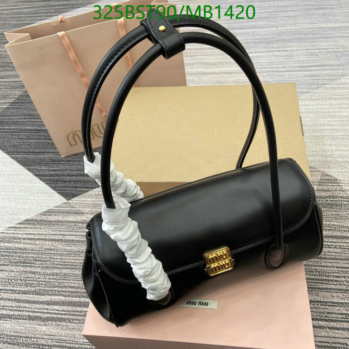 Miu Miu Bag-(Mirror)-Handbag- Code: MB1420 $: 325USD