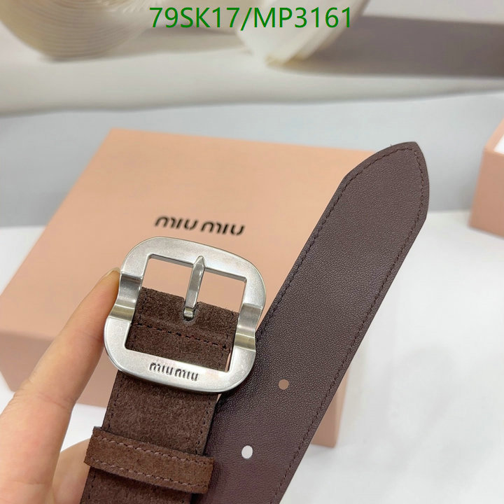 Belts-MIU MIU Code: MP3161 $: 79USD