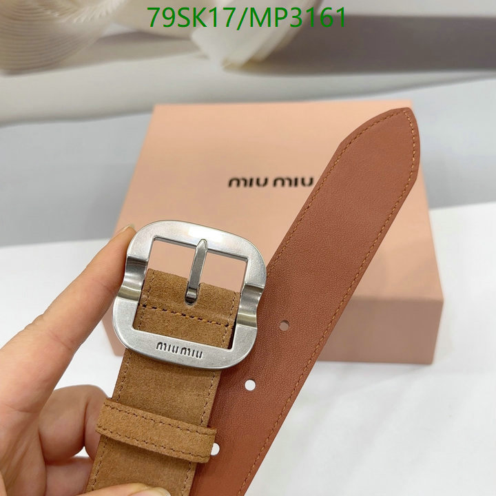 Belts-MIU MIU Code: MP3161 $: 79USD