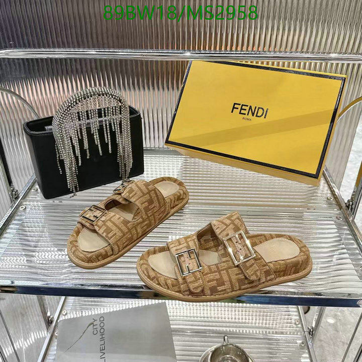Women Shoes-Fendi Code: MS2958 $: 89USD