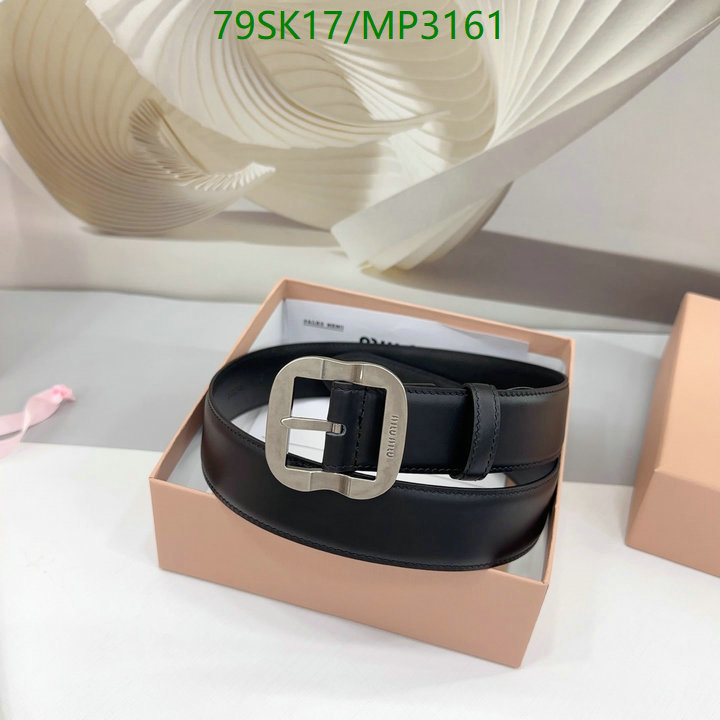 Belts-MIU MIU Code: MP3161 $: 79USD